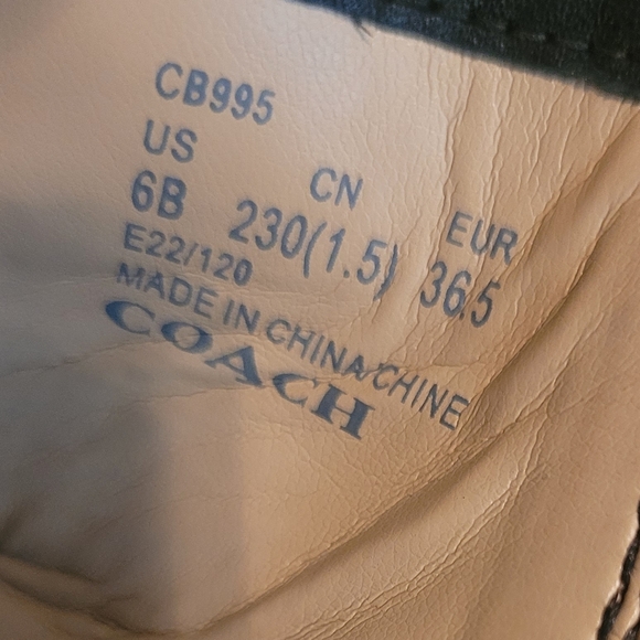 Coach leather platform boots - Picture 13 of 13